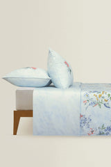 Azure bud T-300 Quilt Cover Set