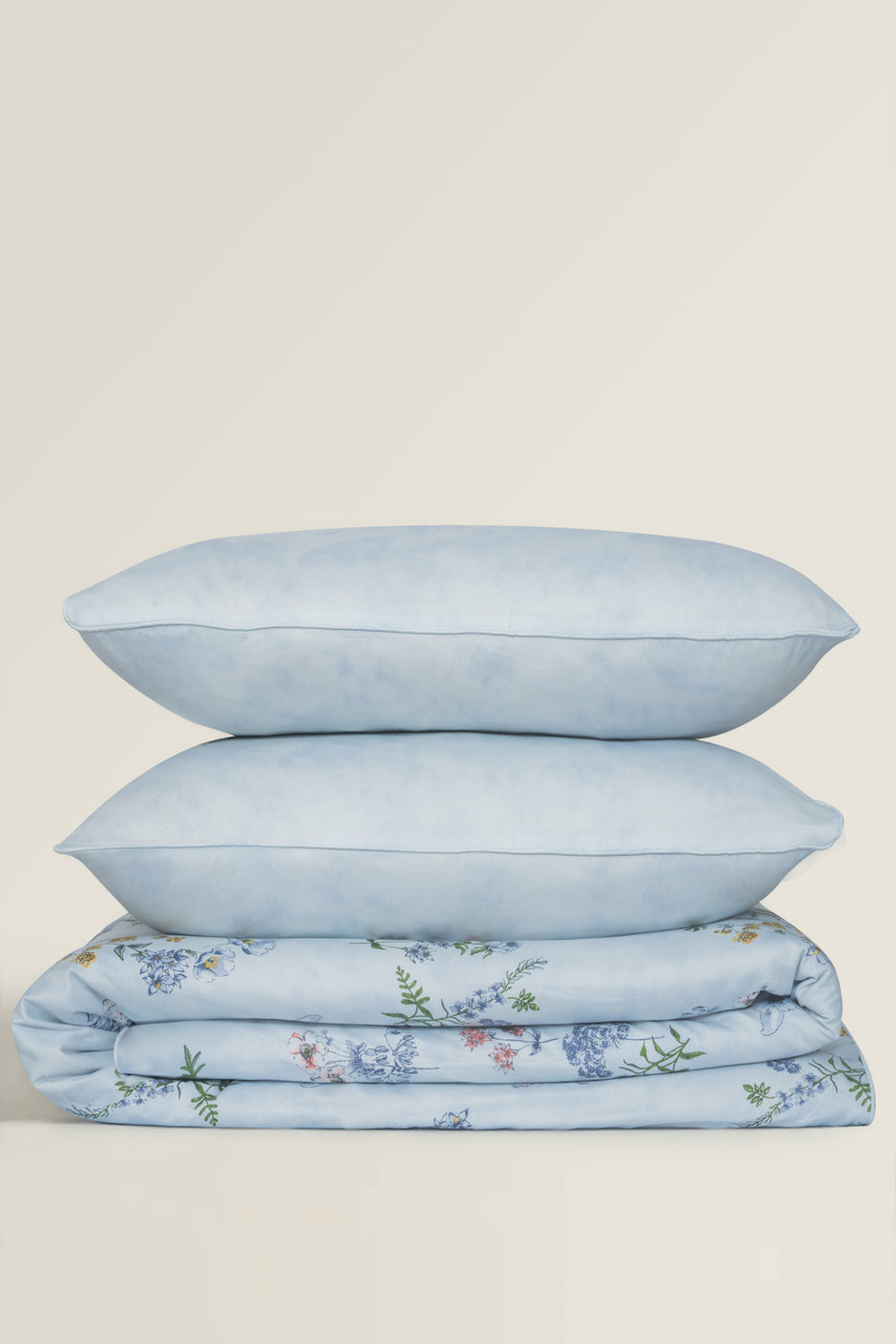 Azure bud T-300 Quilt Cover Set