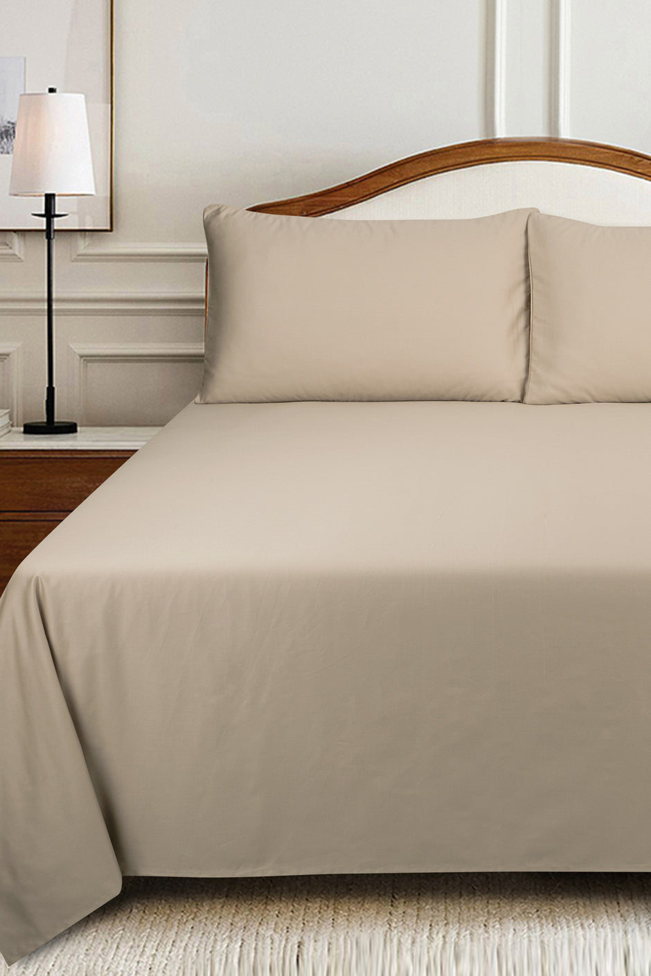 Beige T-400 Dyed sheet set