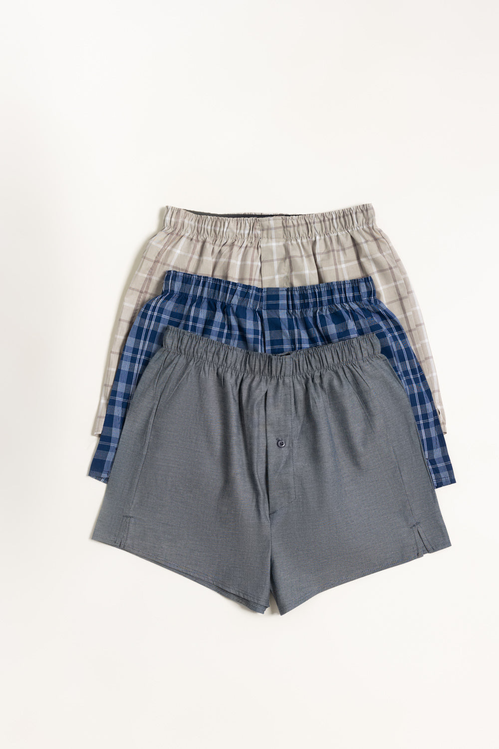Assorted Woven Boxers (Pack of 3)