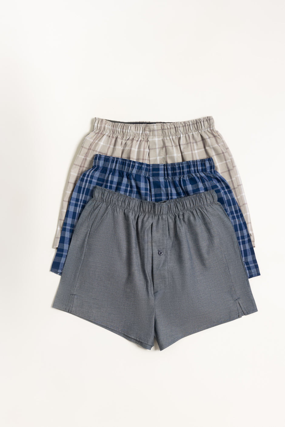 Assorted Woven Boxers (Pack of 3)