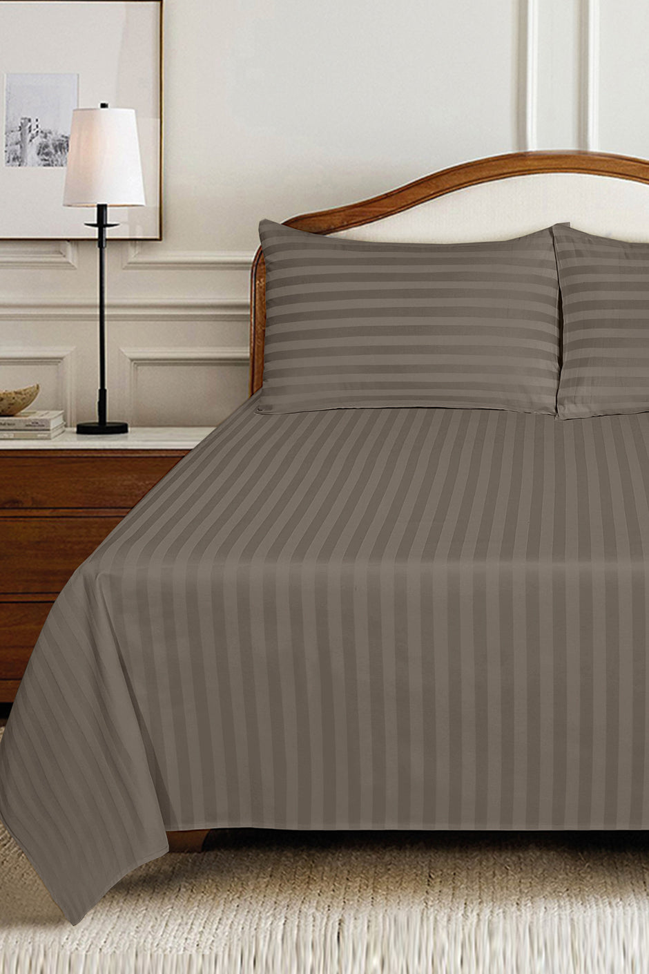 Brindle Luxury Stripe Bed Sheet Set