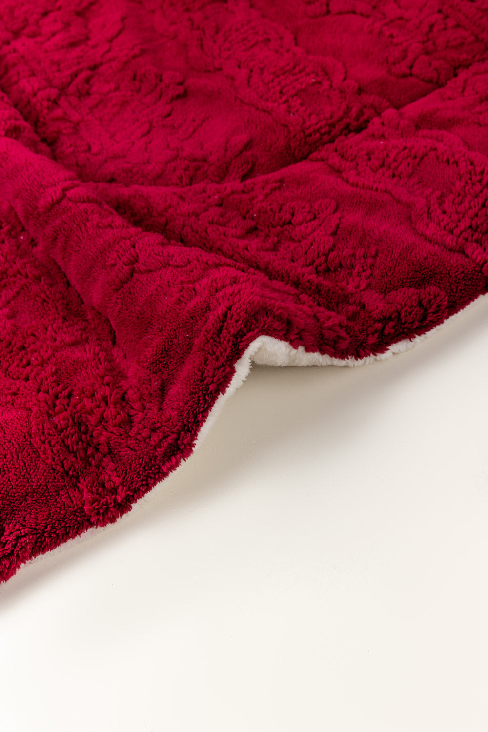 Beet Red Fleece Comforter