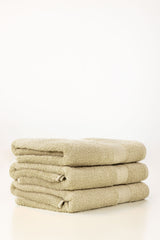 Beige Dyed Bath Towel