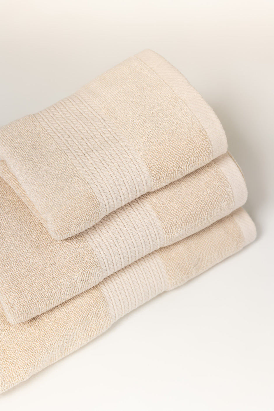 BeigeLight Brown Bamboo Towel