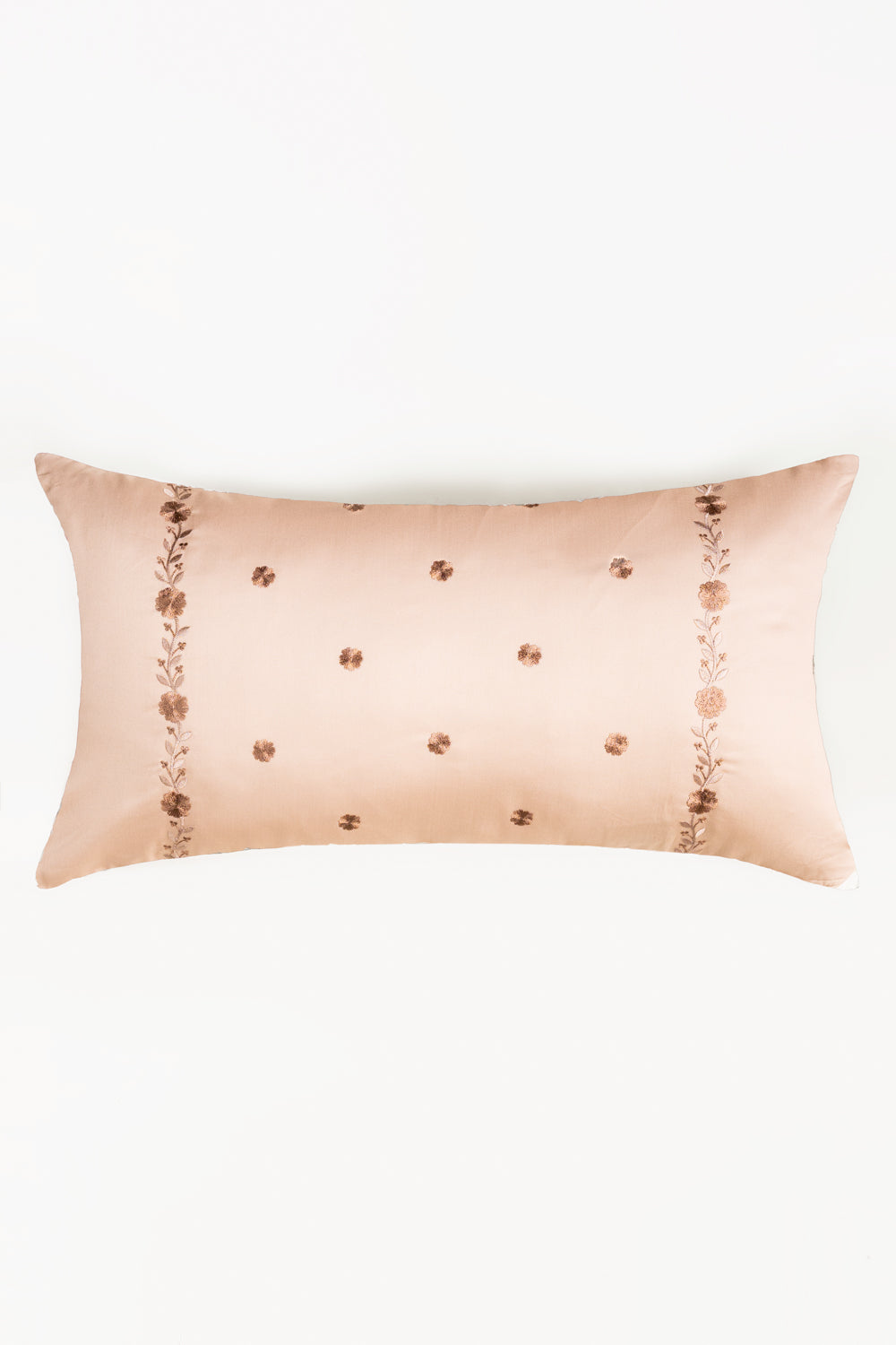 Beige T-400 Embroidered  Deck Cushion Cover