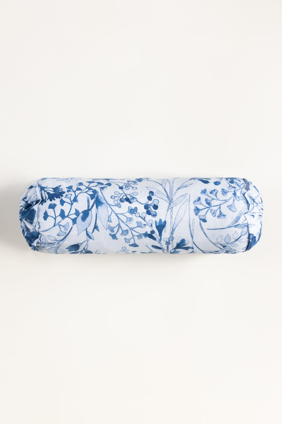 Bijou Blue Neck Roll Cushion Cover