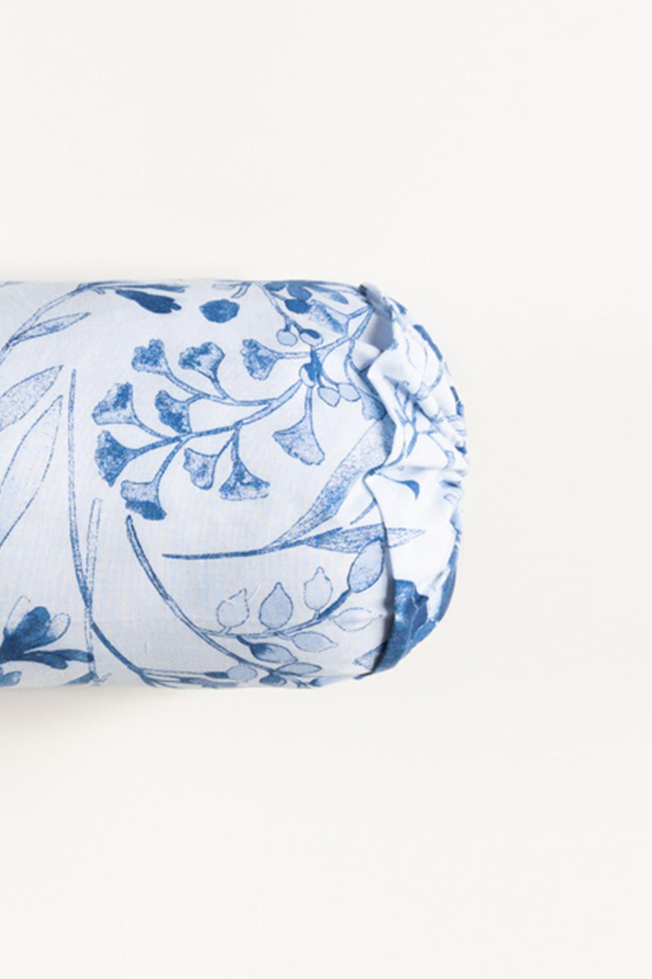 Bijou Blue Neck Roll Cushion Cover