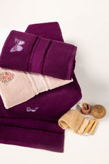 Blossom 3pcs Embroidered Towel Set