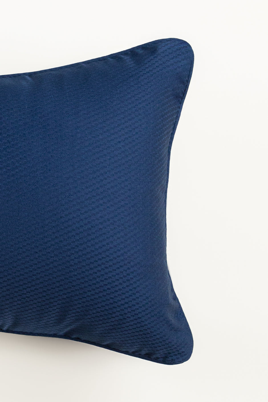 Blue Cube Dobby Deck Cushion Cover