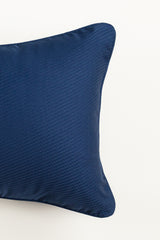 Blue Cube Dobby Deck Cushion Cover