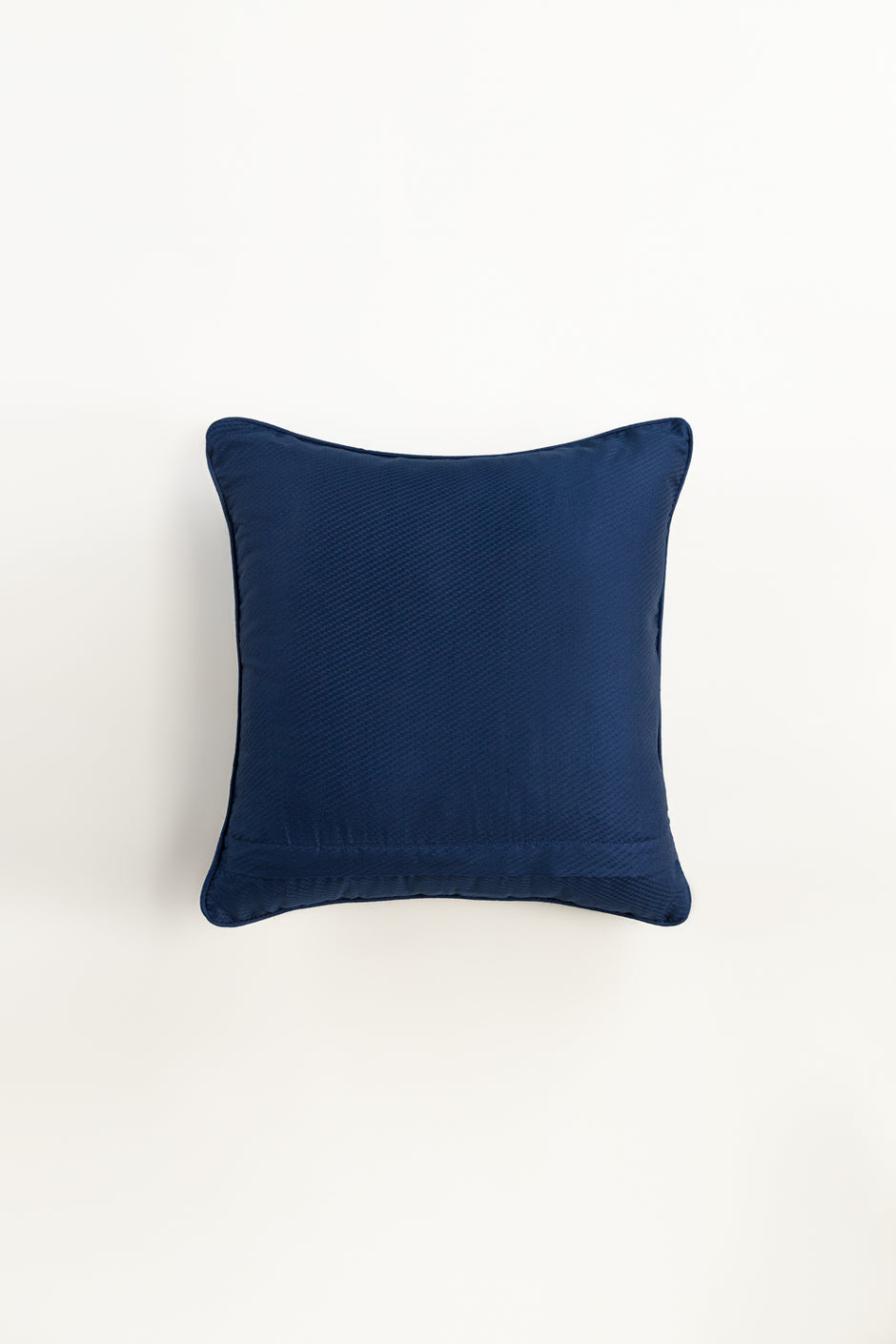 Blue Cube Dobby Square Cushion Cover