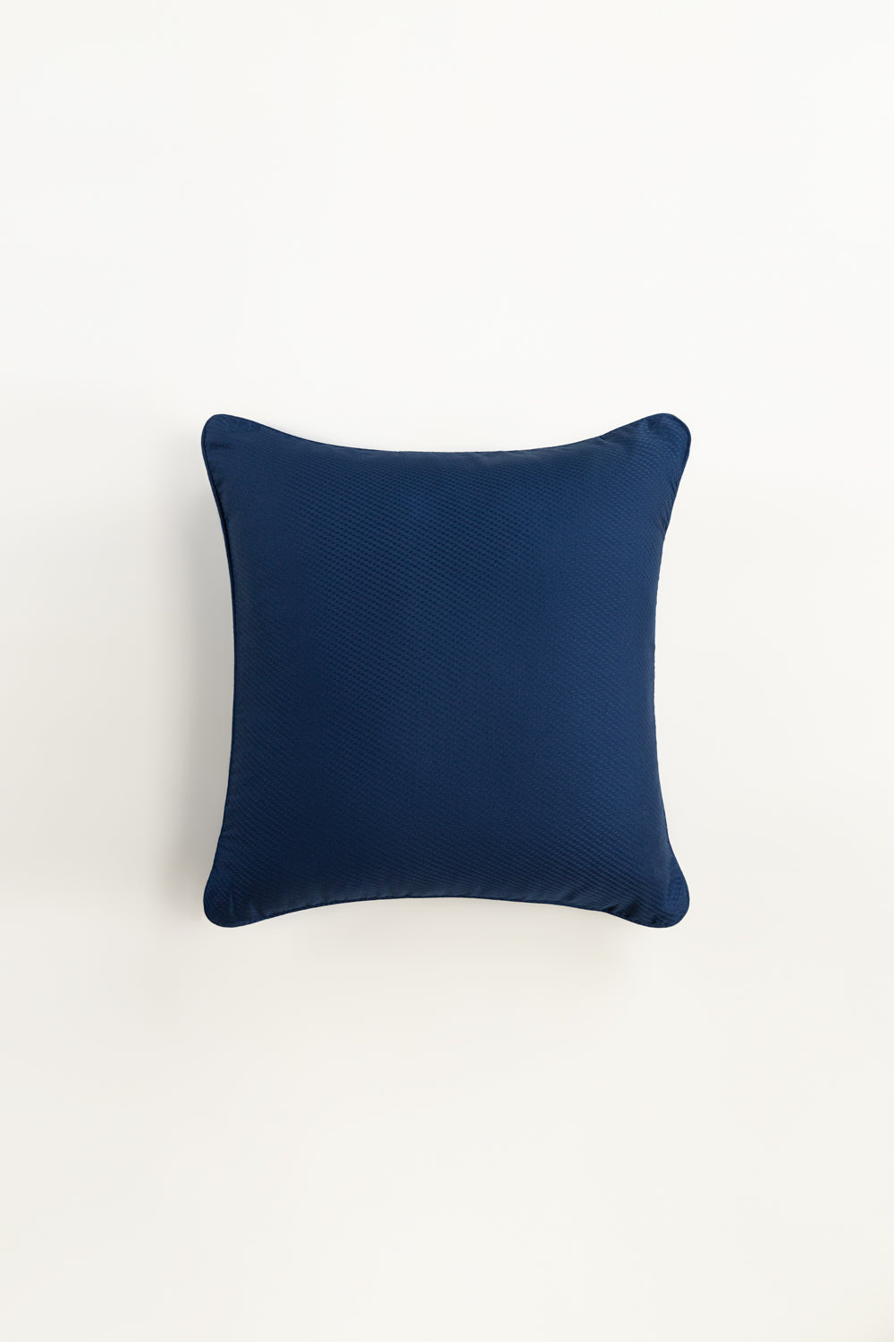 Blue Cube Dobby Square Cushion Cover