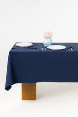 Blue Cube Dobby Table Cover