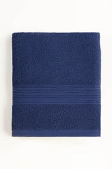 Blue Dyed Bath Towel