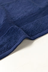 Blue Dyed Bath Towel