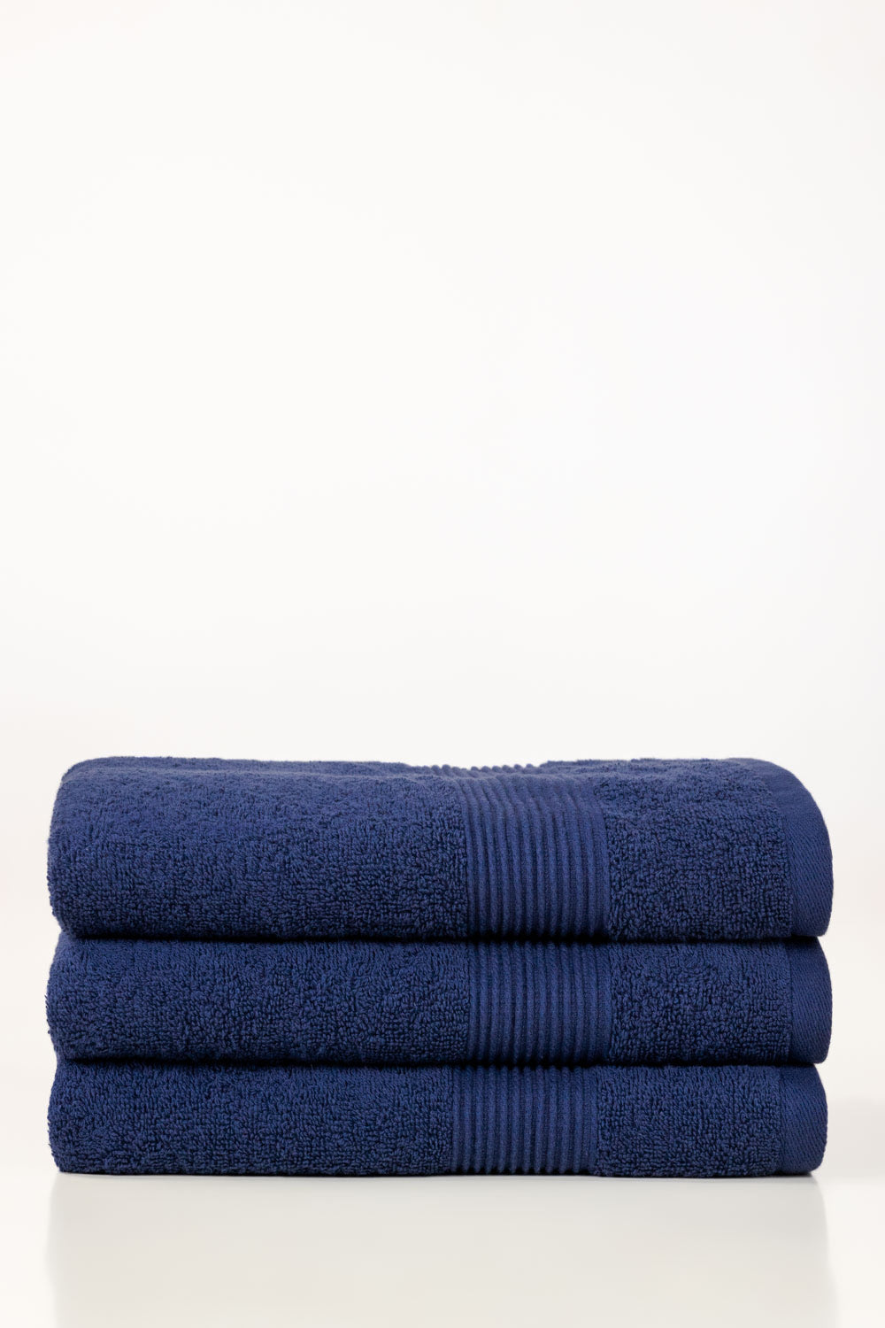 Blue Dyed Bath Towel