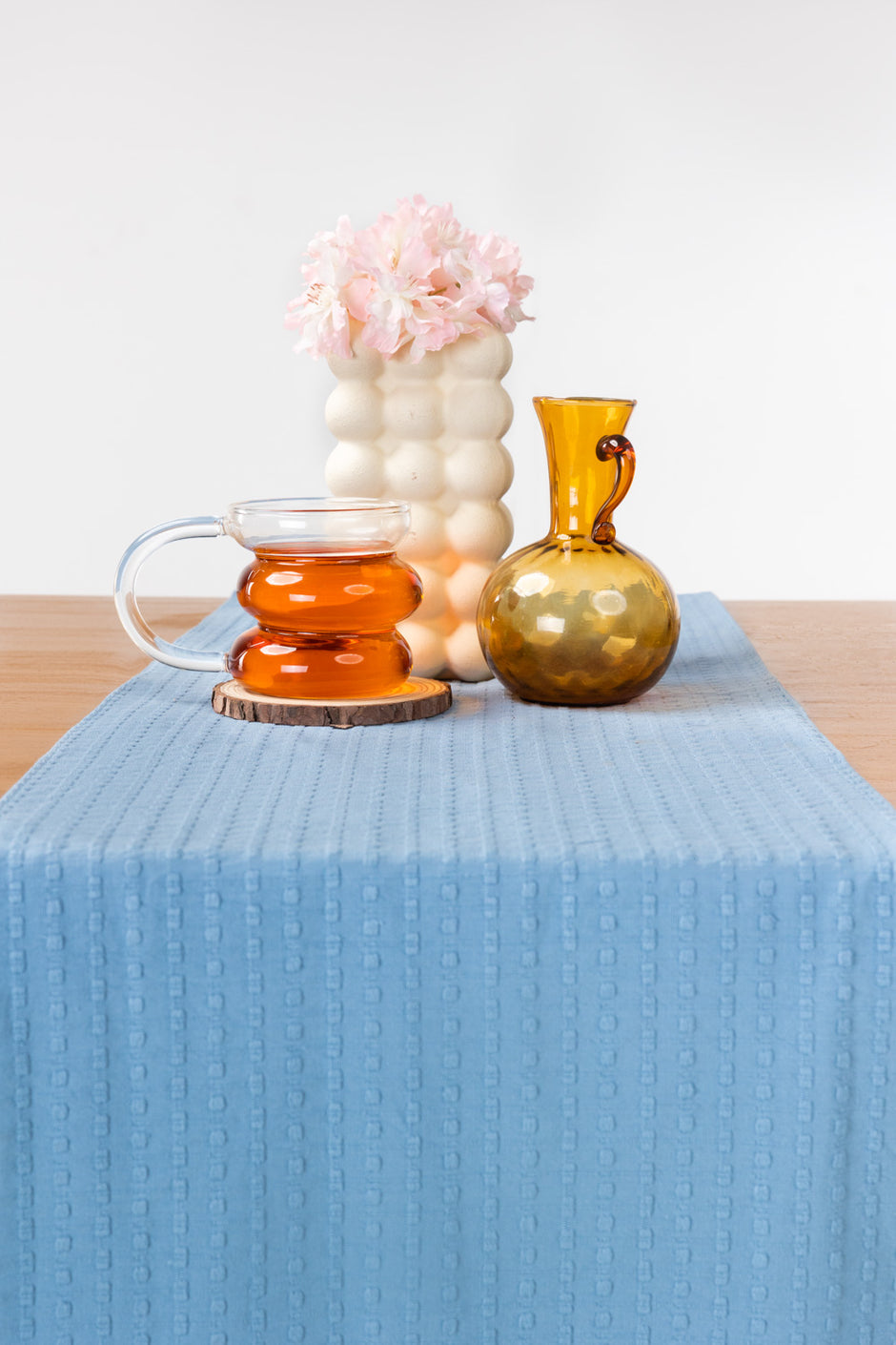 Blue Dyed Runner