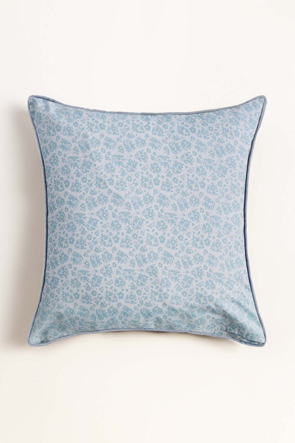 Blue Patch Euro Sham Cushion Cover