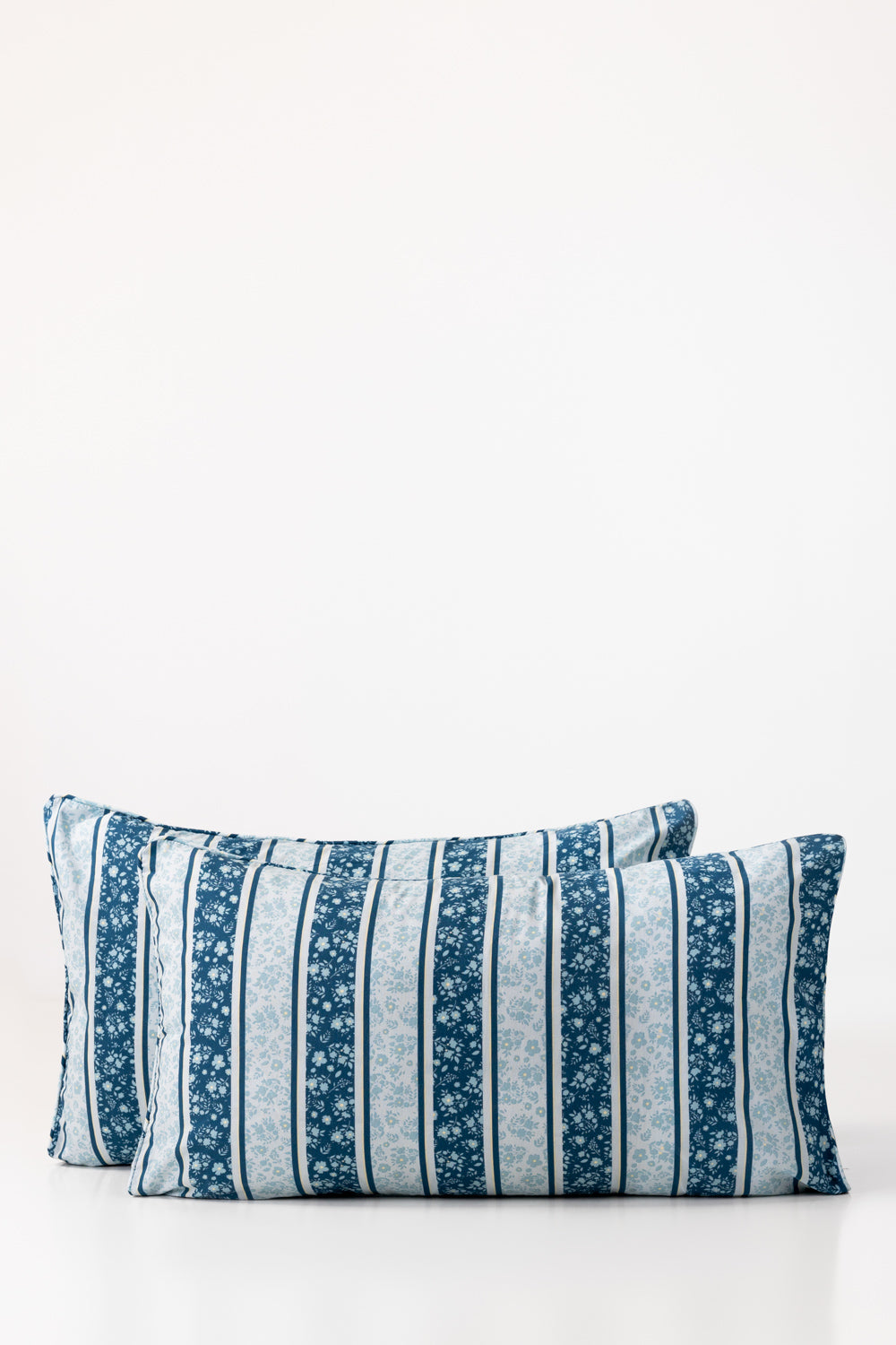 Blue Patch Pillow Cover Set