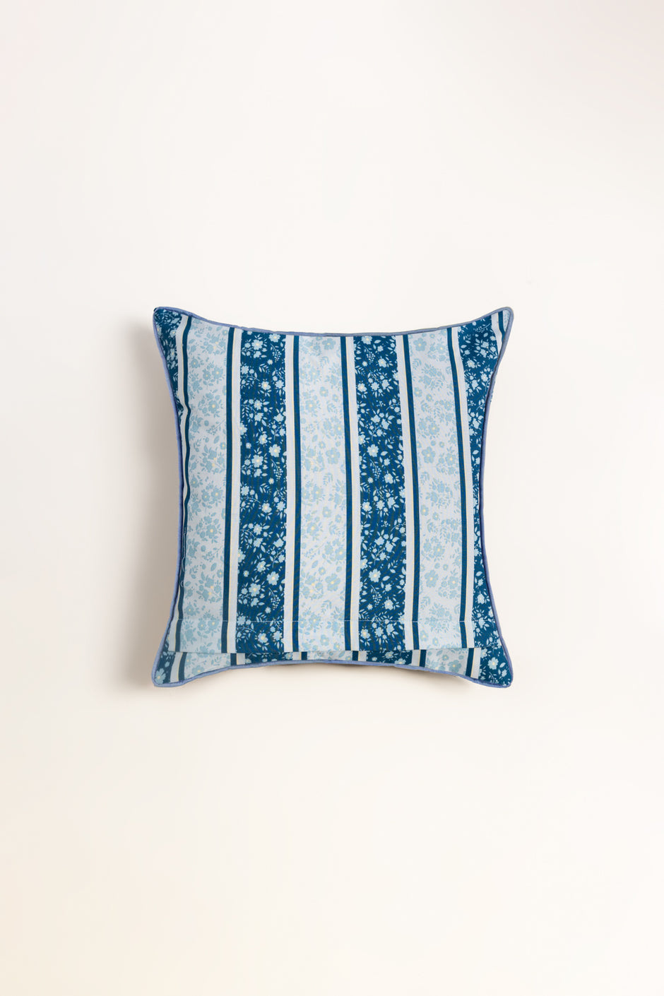 Blue Patch Square Cushion Cover