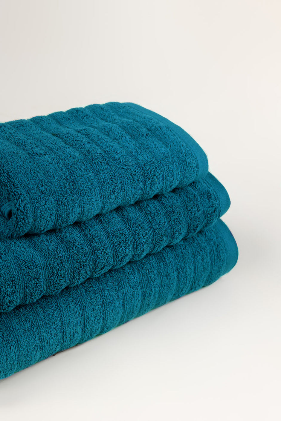Blue Steel Combed Plain Towel