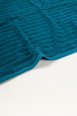 Blue Steel Combed Plain Towel