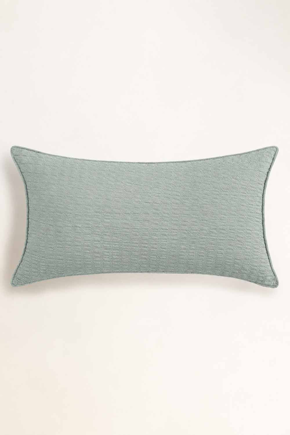Blue Fox Seersucker Dyed Deck Cushion Cover
