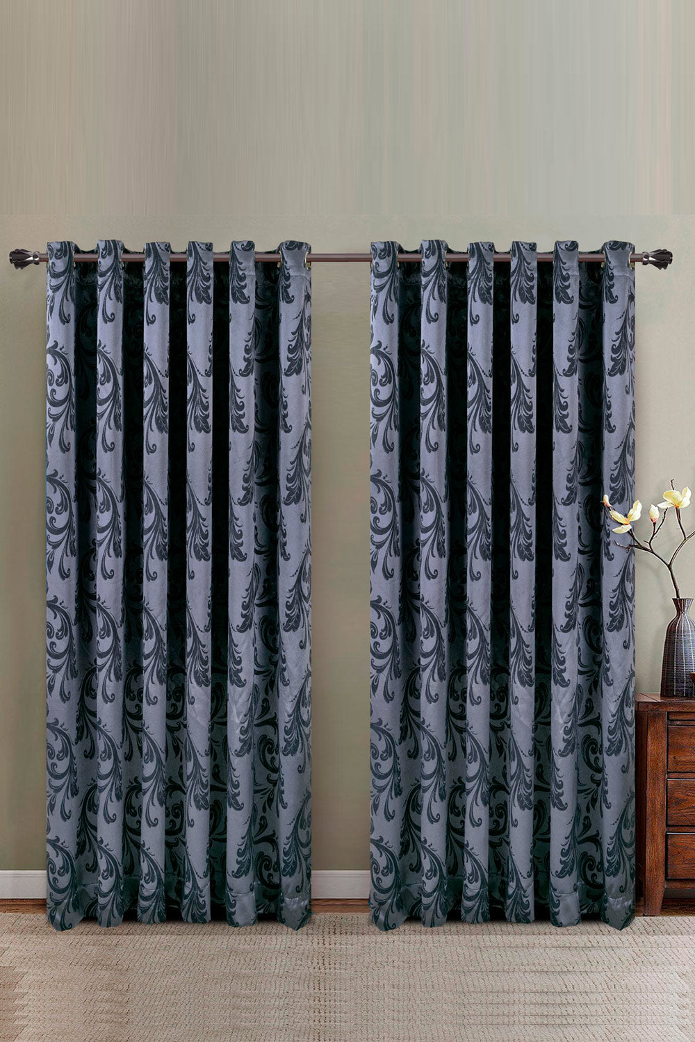 Blue Stone Curtain