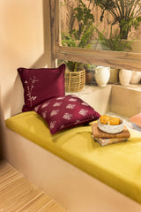 Botanica Embroidered Cushion Cover