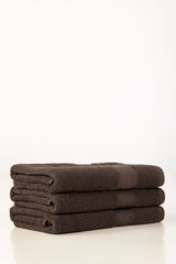 Brown Dyed Bath Towel