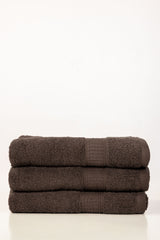 Brown Dyed Bath Towel