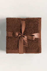 Brunette Combed Towel 4pcs Set