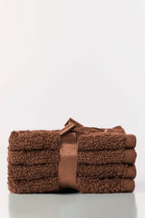 Brunette Combed Towel 4pcs Set
