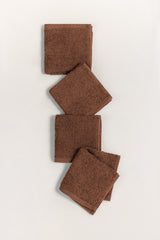 Brunette Combed Towel 4pcs Set