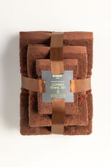 Brunette Combed Towel 6pcs Set