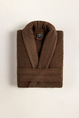 Brunette Combed Bathrobe