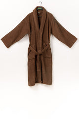 Brunette Combed Bathrobe