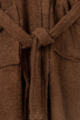 Brunette Combed Bathrobe