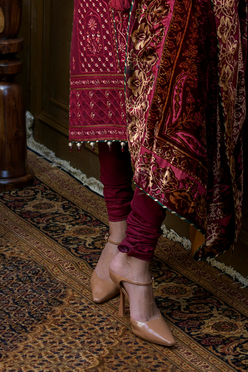 3 Piece Embroidered Suit