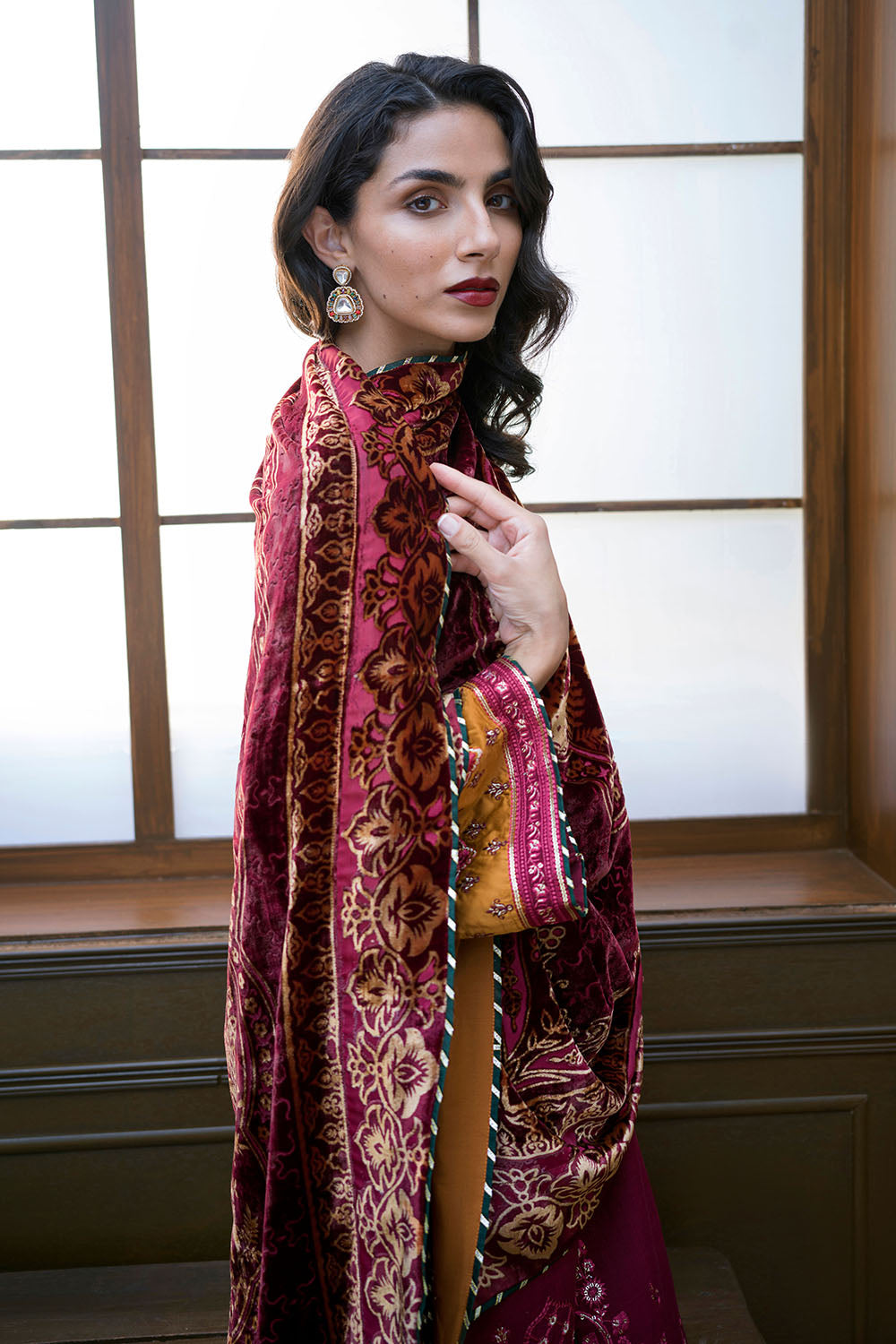 3 Piece Embroidered Suit