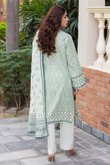 3 Piece Printed Suit