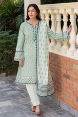 3 Piece Printed Suit