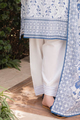 3 Piece Printed Suit