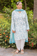 3 Piece Printed Suit