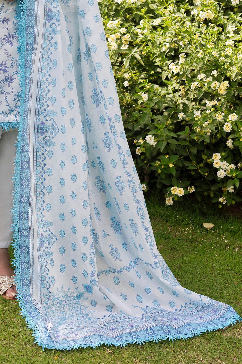 3 Piece Printed Suit