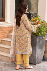 3 Piece Printed Suit