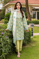 3 Piece Printed Suit