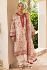 3 Piece Printed Suit