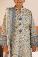 3 Piece Printed Suit